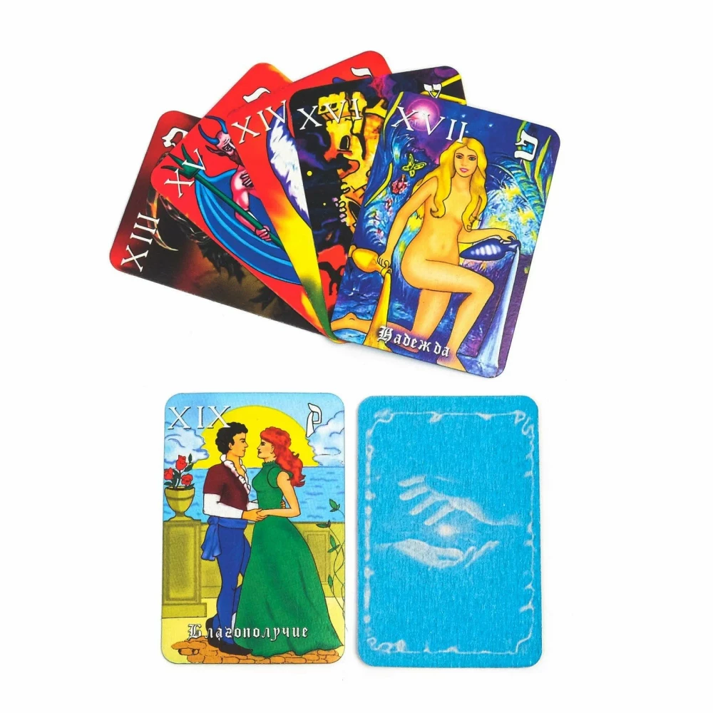 Tarot kārtis - Mīļotājiem (mini versija), 22 kārtis