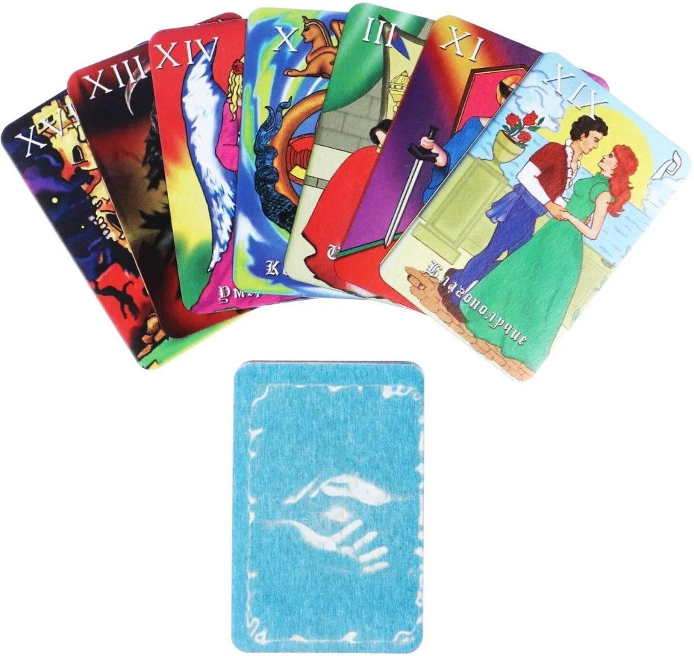 Tarot kārtis - Mīļotājiem (mini versija), 22 kārtis