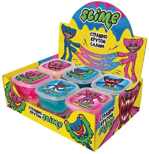 Šovu kaste Slime. Hagi un Kisi, 60 g, 12 gab.