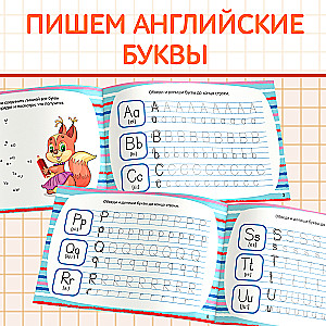 Daudzreiz lietojama grāmata ar marķieri - Raksti-dzēš. Es rakstu angliski