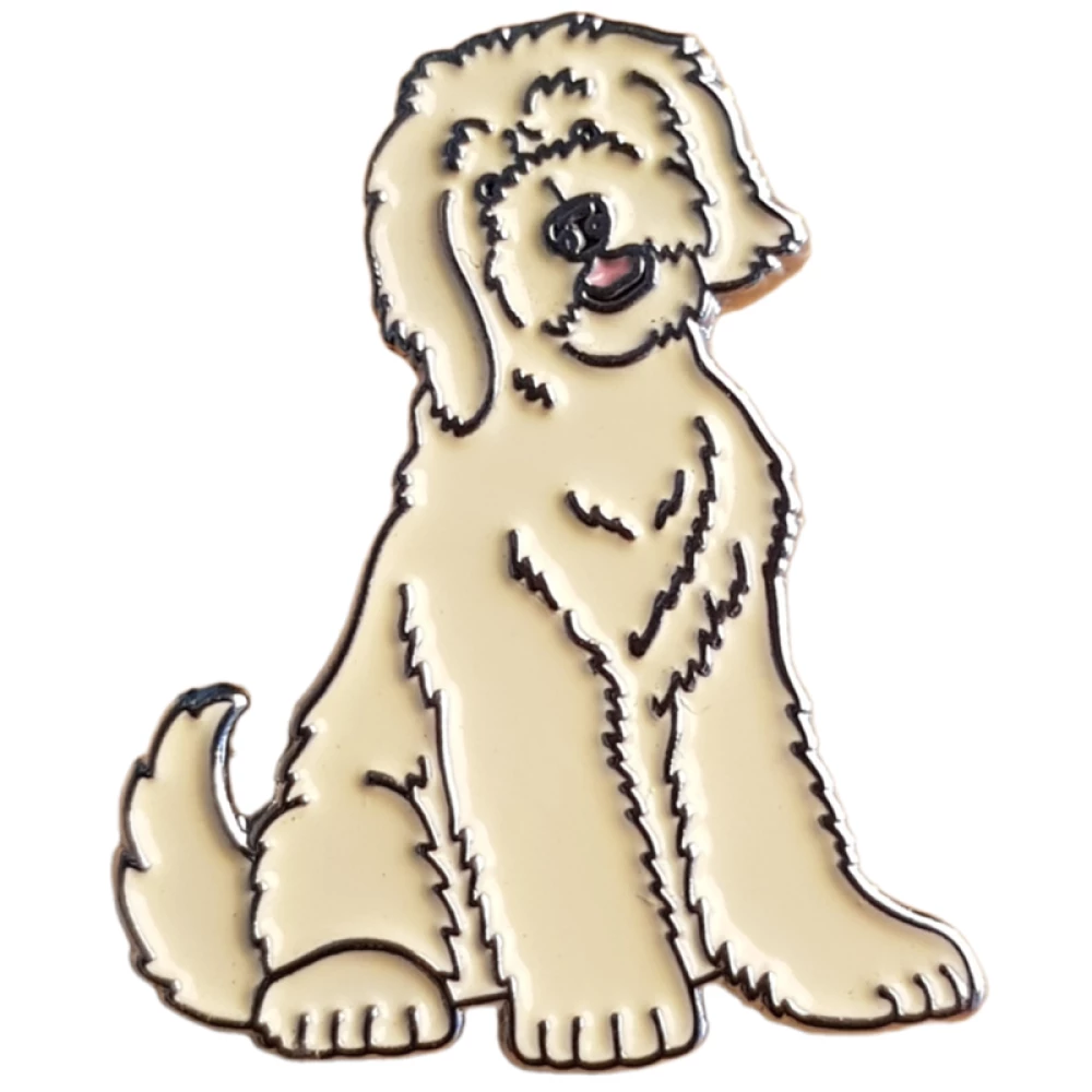 Emaljēts nozīmīte - Labradoodle