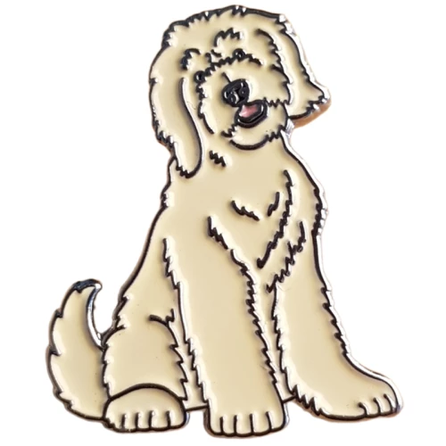 Emaljēts nozīmīte - Labradoodle