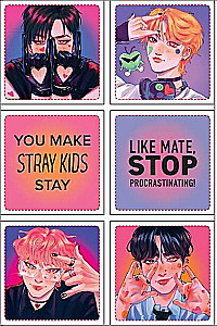 Stray Kids. 3D uzlīmju komplekts