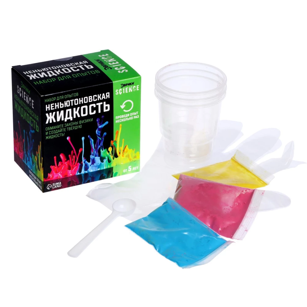 Eksperimentu komplekts - Nenjūtoniskā šķidrums