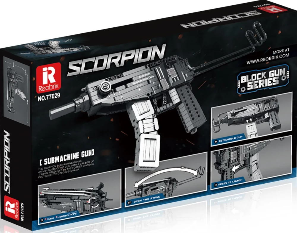 Konstruktors. SCORPION. Apakššautene (566 detaļas)