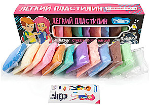 Vieglā plastilīna - Prostokvašino, 12 krāsas