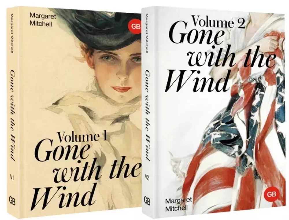 Gone with the Wind (komplekts no 2 grāmatām)