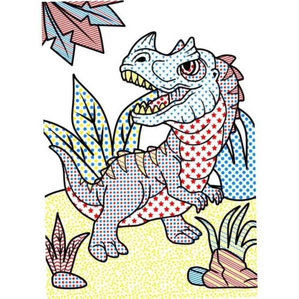 Burvju ūdens krāsojamās grāmatas - Dinosauri