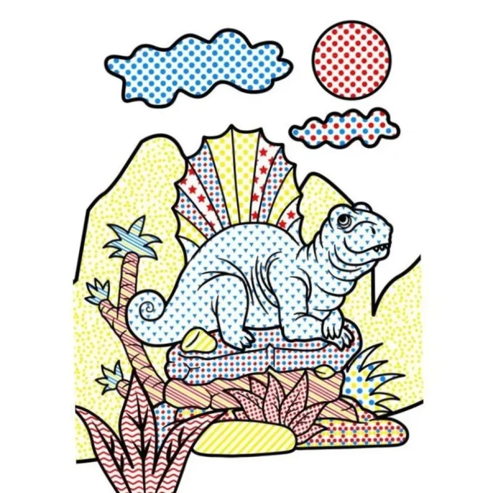 Burvju ūdens krāsojamās grāmatas - Dinosauri