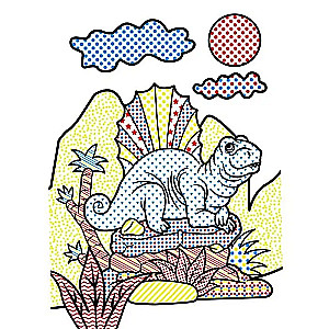 Burvju ūdens krāsojamās grāmatas - Dinosauri