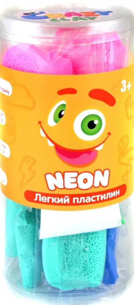 Vieglā plastilīna - Neon mini