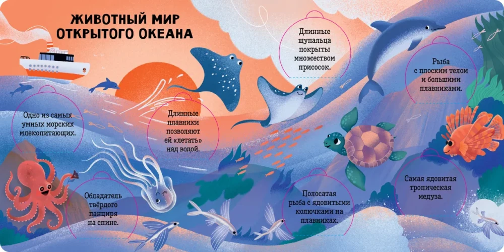 Okeāni un jūras. Enciklopēdija ar logiem
