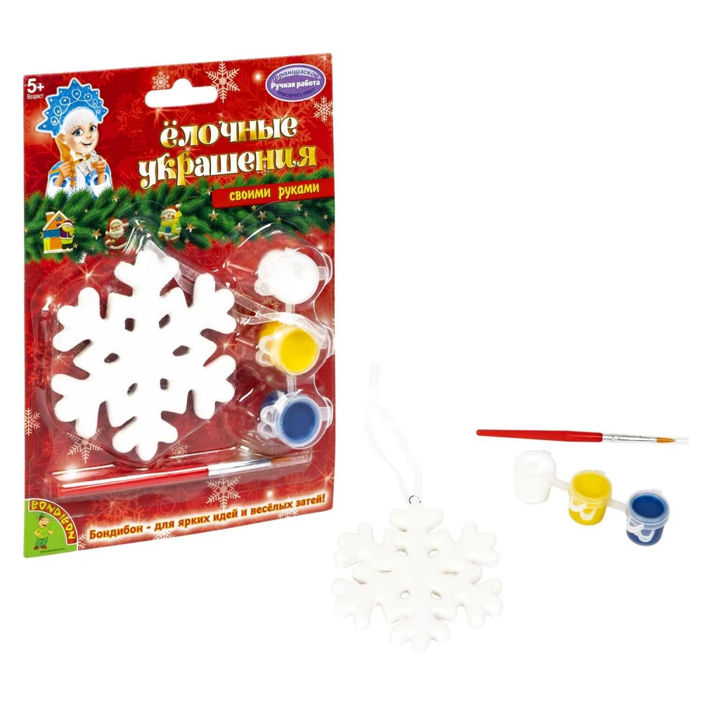 Radošais komplekts - Ziemassvētku rotājumi. Sniegpārsla