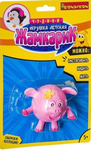 Bērnu rotaļlieta - Žamkariks. Cūciņa