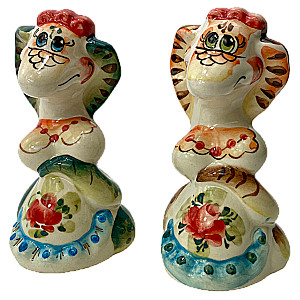 Porcelāna statuete - Čūska - Lūcija (11,5x6,5)