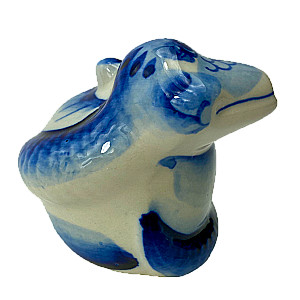 Porcelāna statuete - Kāpšanas čūska (9x5)