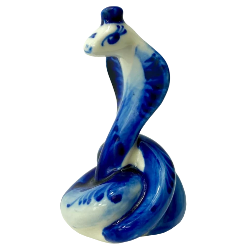 Porcelāna statuete - Čūska - Mezgls (8,5x5,5)