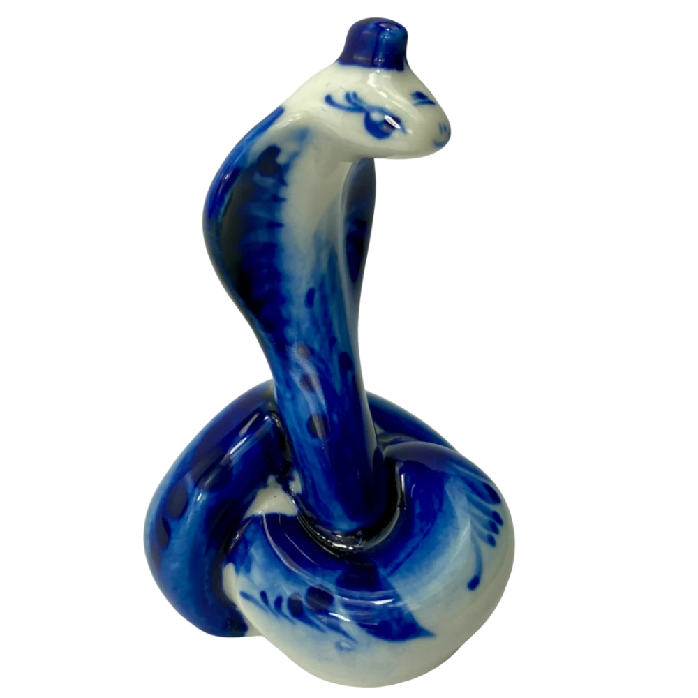 Porcelāna statuete - Čūska - Mezgls (8,5x5,5)