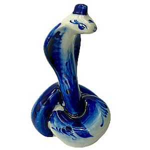 Porcelāna statuete - Čūska - Mezgls (8,5x5,5)
