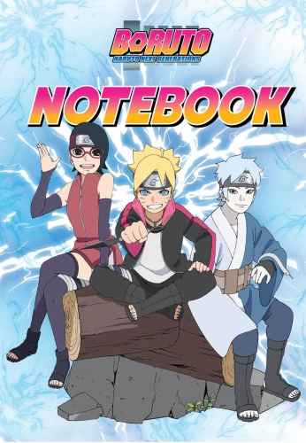 Boruto. Bloknot (zilā krāsā)