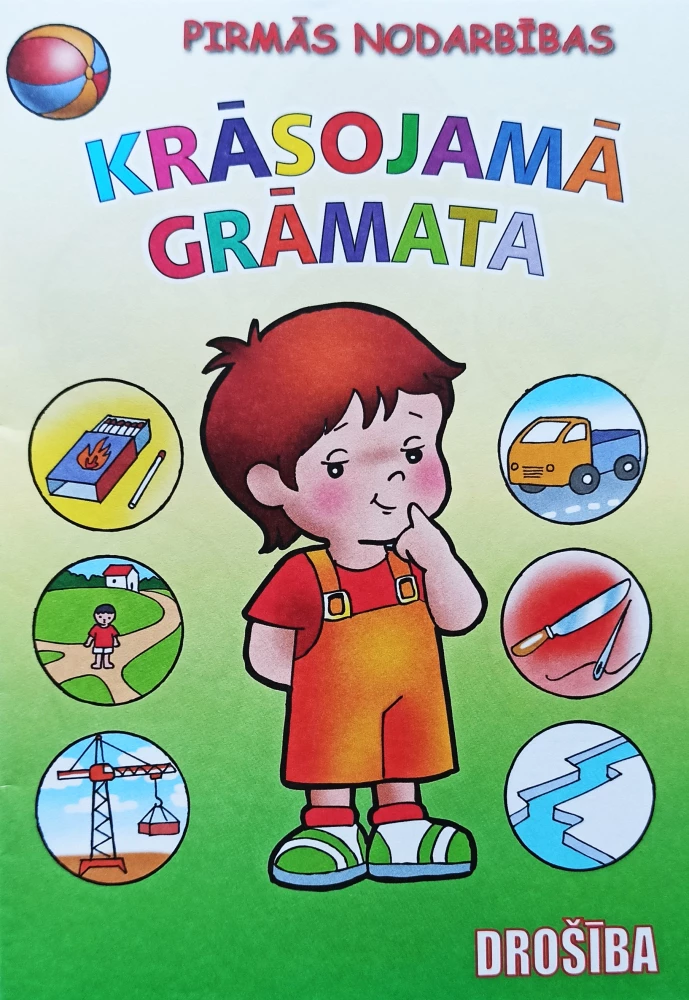 Krāsojamā grāmata - Drošība. LV