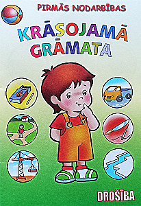 Krāsojamā grāmata - Drošība. LV