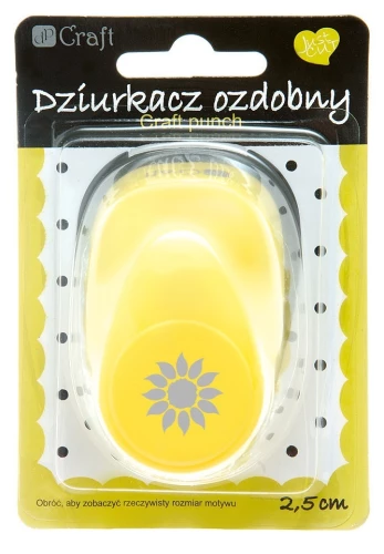 Figūru perforators, 2,5 cm - Saulespuķe