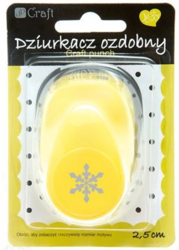 Figūru perforators, 2,5 cm - Sniega pārslas