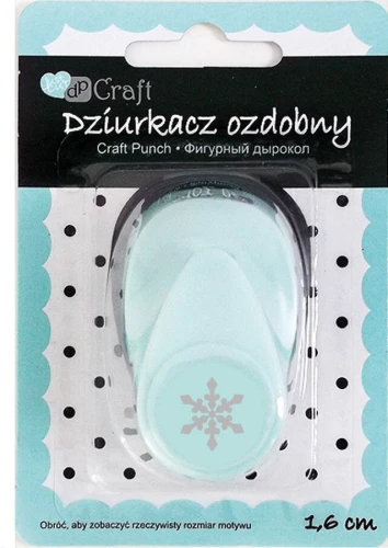 Figūru perforators, 1,6 cm - Sniega pārslas