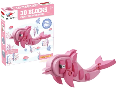3D конструктор - Дельфин, 46 деталей