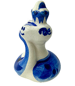 Porcelāna statuete - Čūska - mazā karaliene (6x4,5)