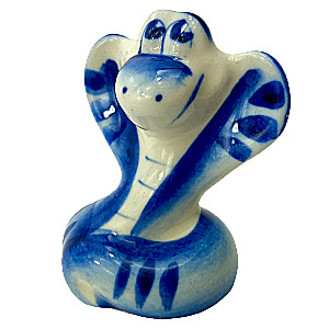 Porcelāna statuete - Čūska - Goša, vidējā (6x4,5)