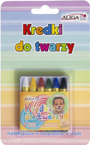 Krītiņi grimam, 6 krāsas