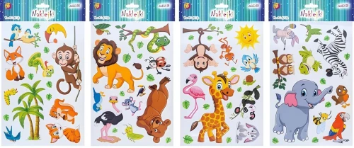 Uzlīmes ar dzīvniekiem - Džungļi, Safari
