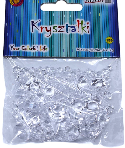 Kristālu komplekts, 4 izmēri
