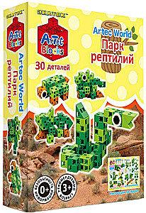 ARTEC World konstruktors - Reptīļu parks, 30 detaļas