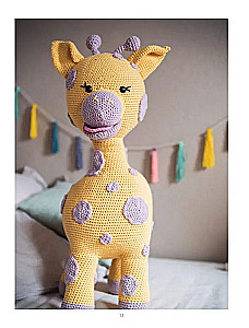 Alpaka-apskāviens un citi milzīgie amigurumi. 14 adītu rotaļlietu XXL izmērā