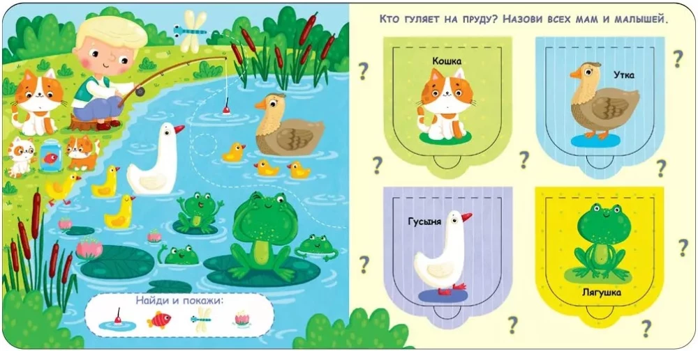 Atver logi. Mamas un mazuļi