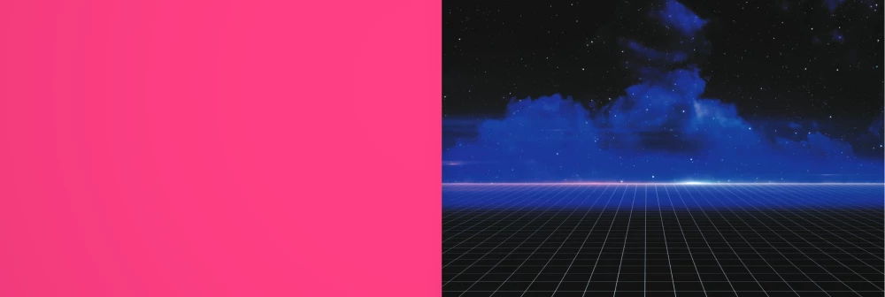 Skeču grāmata un piezīmju grāmata ar sagatavēm un radošām režģiem zīmēšanai un piezīmēm (Neon Vibes ar pilsētu)