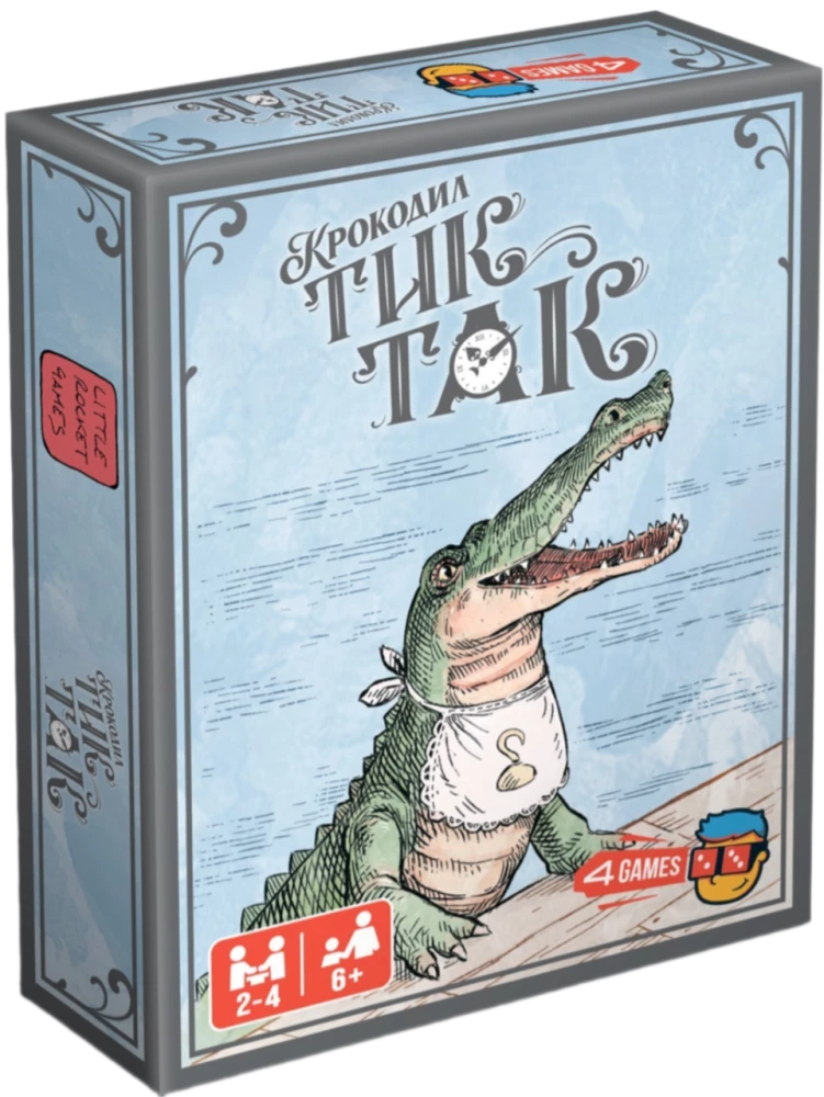 Galda kāršu spēle - Krokodils Tik-Tak
