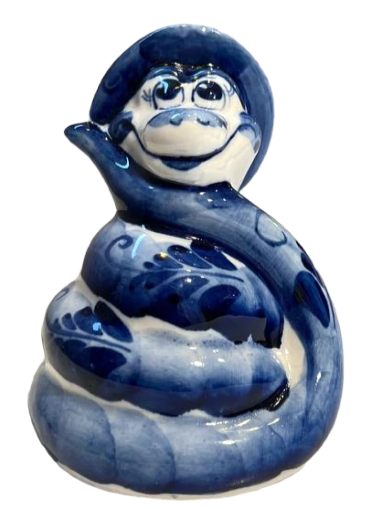 Porcelāna statuete - Čūska - Cepure (10x9)
