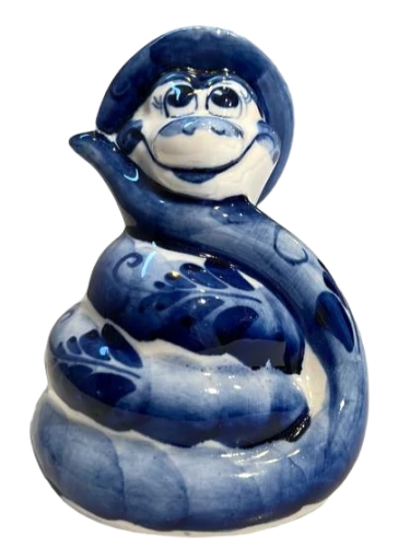 Porcelāna statuete - Čūska - Cepure (10x9)