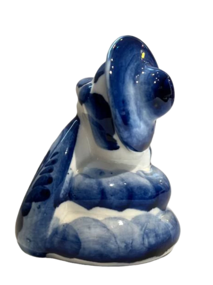 Porcelāna statuete - Čūska - Cepure (10x9)