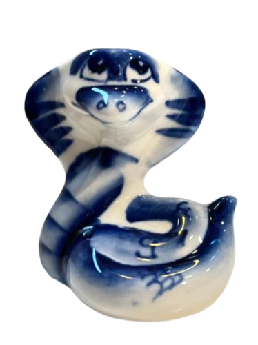 Porcelāna statuete - Čūska - Lāla (6x5.5)