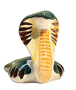 Porcelāna statuete - Čūska - Kobra Igors (5x5)