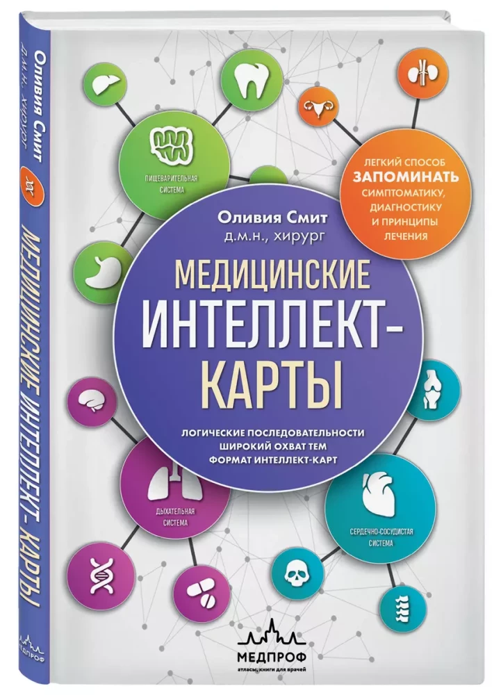 Medicīniskās intelekta kartes. Viegls veids, kā atcerēties simptomus, diagnostiku un ārstēšanas principus