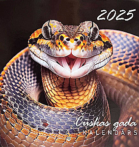 Sienas kalendārs 2025. gadam - Čūska, A5