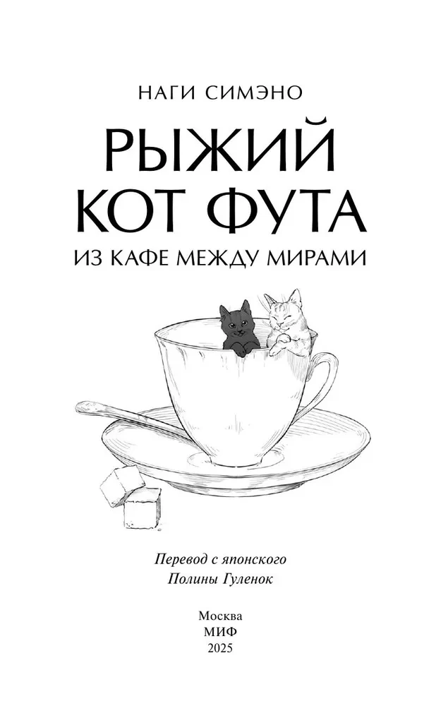 Rudais kaķis Futa no kafejnīcas starp pasaulēm