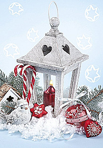 Ziemassvētku apsveikuma kartiņa (mini)