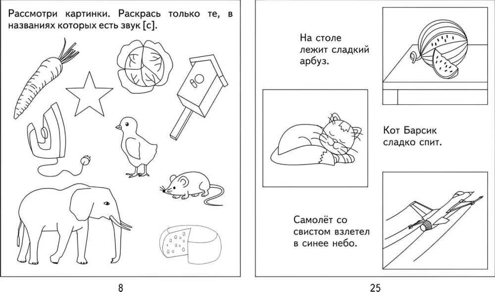 Logopēdiskā burtnīca uz skaņām S, S